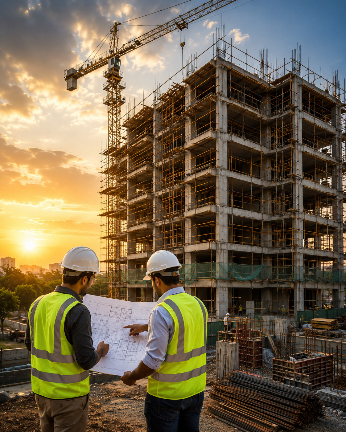 Sree Saptagiri completed residential construction project in Hyderabad